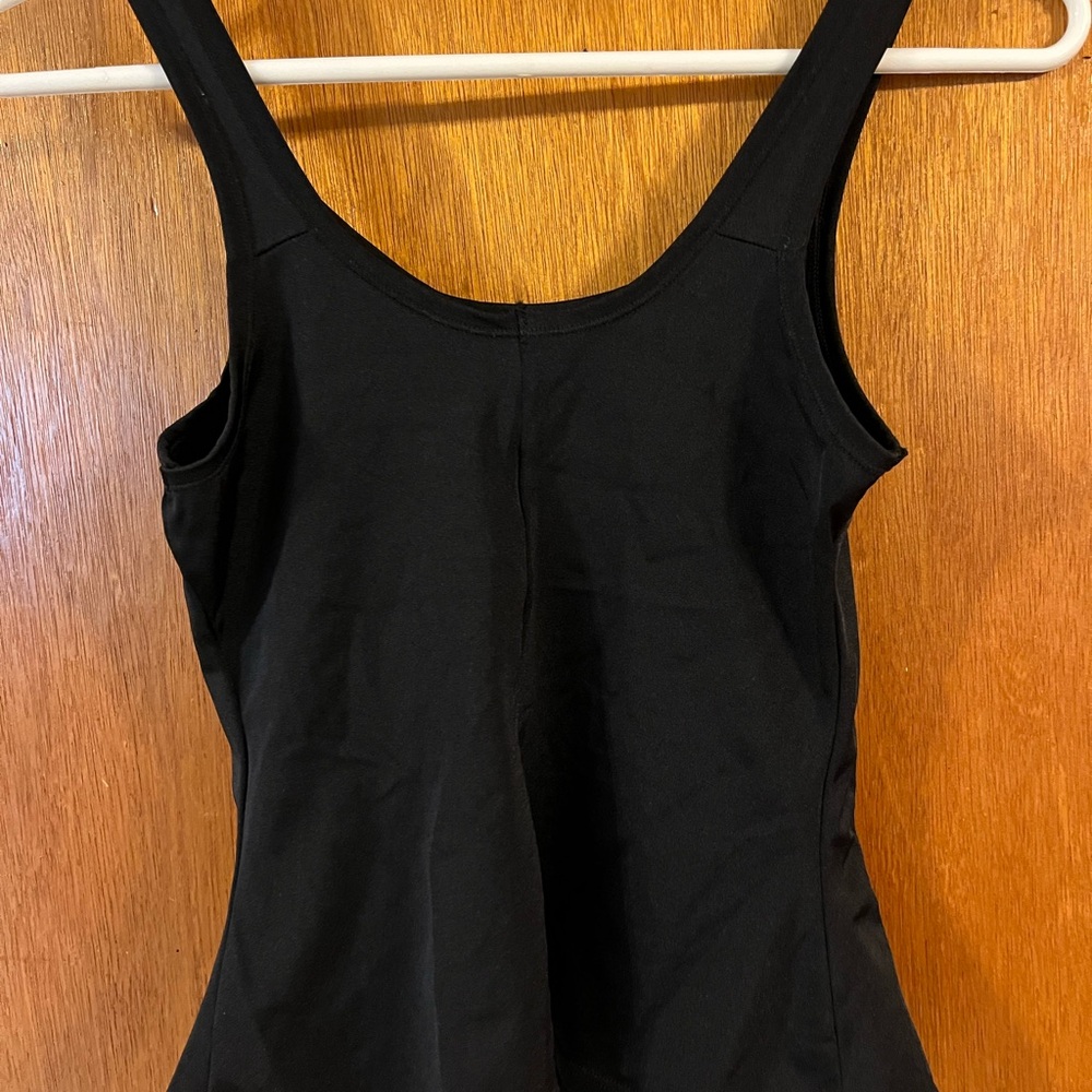Nancy Ganz Black Shapewear Cropped Tank Top - Picture 2 of 3